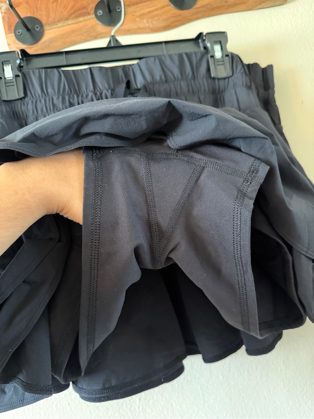 JoyLab Black Layered Ruffle Athletic Skort Tiered Activewear Skirt size XXL - Picture 7 of 7